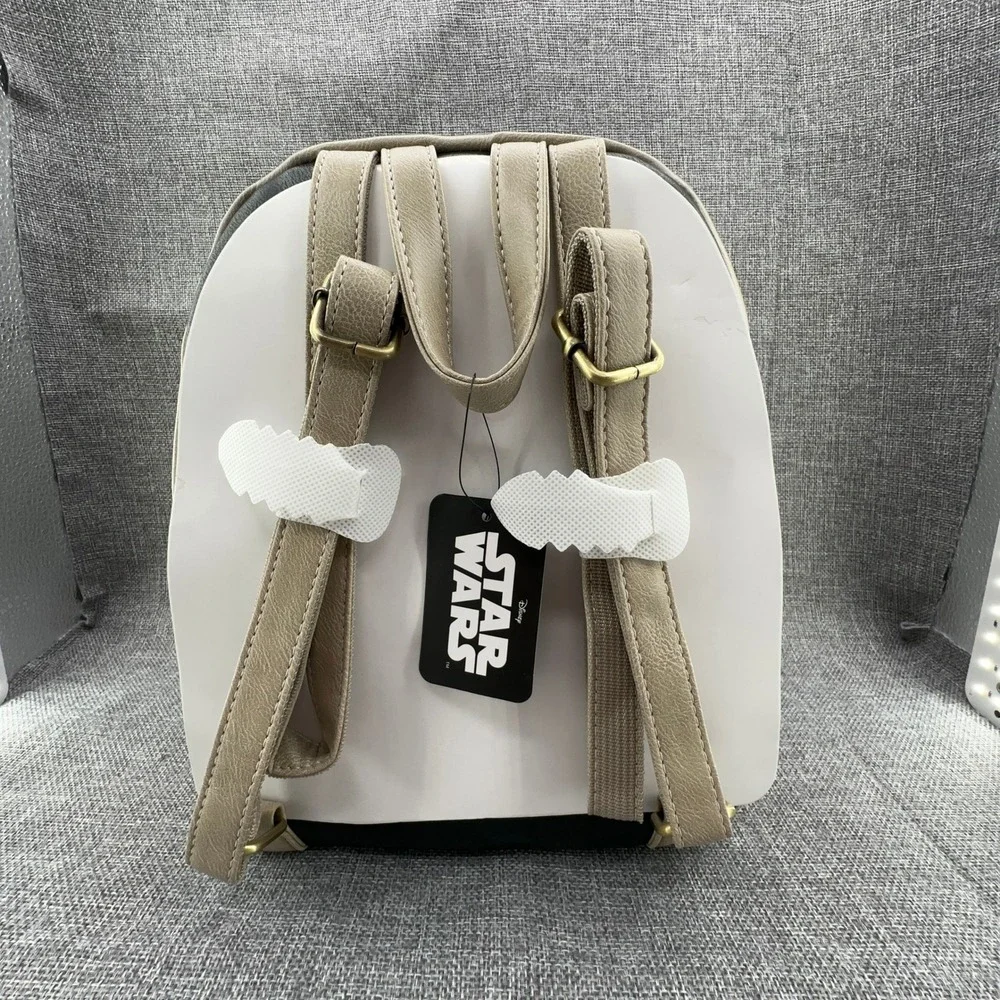 Bioworld Star Wars Obi-Wan Kenobi vs. Vader Mini Backpack Tan Black Bag NEW